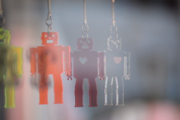 Robot key rings 