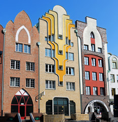 Häuserzeile in der Altstadt von Elblag