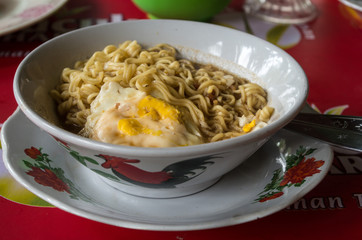 MIE REBUS - Indonesian style noodle soup.