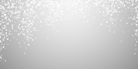 Beautiful falling snow Christmas background. Subtl