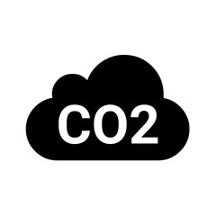 CO2 symbol icon