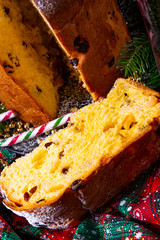 a delicious genuine Italian mum Christmas panettone
