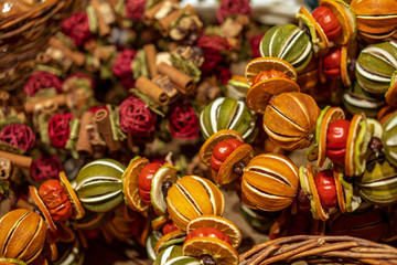 Traditional austrian Christmas decorations