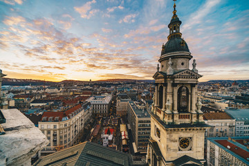 Budapest Hungary aerial view