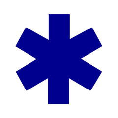 Star of life medical symbol © Ricochet64
