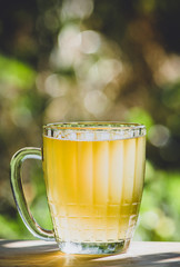 mug of unfiltered beer