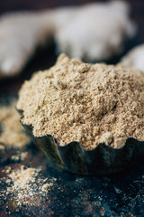 Grounded ginger spice