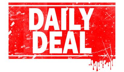 Daily deals in red frame