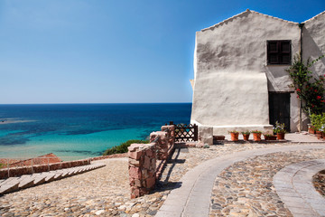 Villaggio pescatori di Porto Paglia - Gonnesa - con vista sul mare smeraldo
