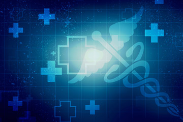 Obraz premium 2d illustration Health care and medical logo 