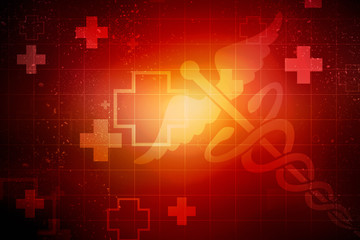 2d illustration Health care and medical logo 