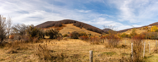 landscape in the mountains