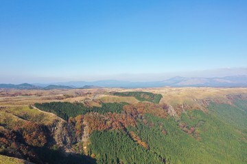 Autumn leaves of Mt. Aso