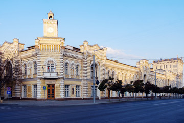 Fototapeta premium the town hall building
