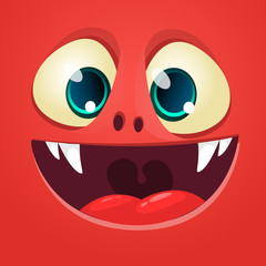 Alien face cartoon creature avatar illustration vector stock. Prints design for t-shirts