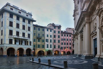 Fototapeta na wymiar Piazza Caprera
