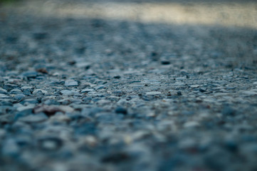 Gravel road macro