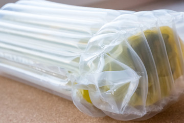 translucent air packaging, protection of goods, plastic packaging