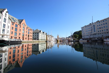 Obraz premium Inner town of Aalesund 