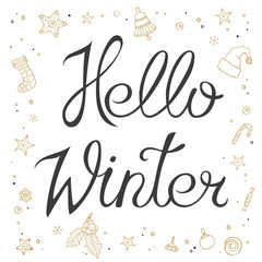 Hand made lettering phrase 