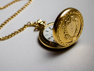Shiny Golden Pocket Watch