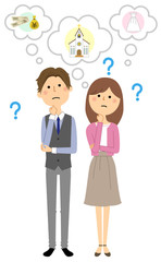 若いカップル 結婚準備