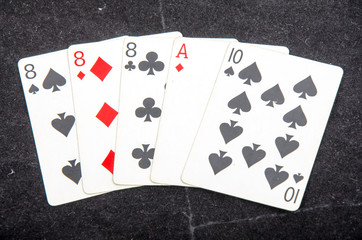 playing cards  poker hands