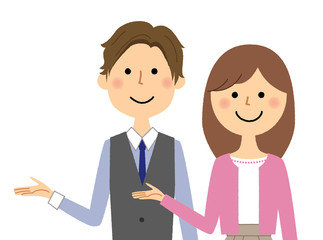 若いカップル　説明