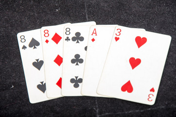 playing cards  poker hands