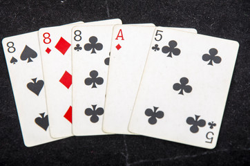 playing cards  poker hands