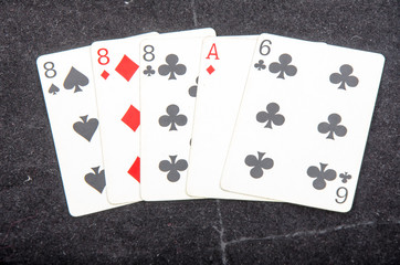 playing cards  poker hands