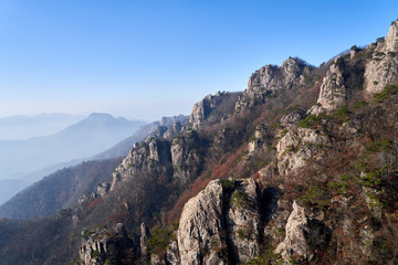Fototapeta na wymiar Daedunsan Landscape, In Korea