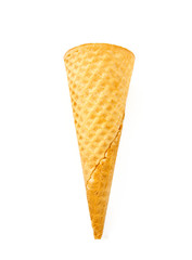 ice cream cone isolated on white