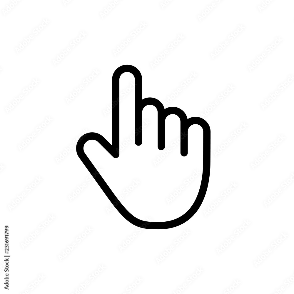 Poster computer mouse click cursor gray arrow icons set and loading icons. cursor icon. vector illustration