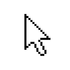 Computer mouse click cursor gray arrow icons set and loading icons. Cursor icon. Vector illustration.