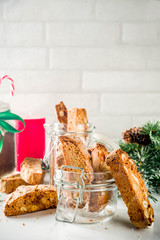 Christmas biscotti or cantuccini