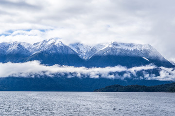 Lake Crossing of the Andes Mountains