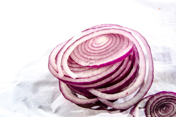Fototapeta premium red onions 