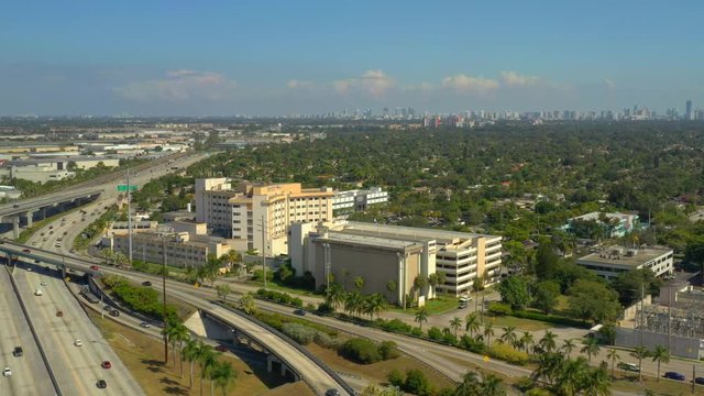 Aerial video Jackson North Hospital medical center