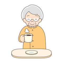 コーヒー_おばあちゃん2