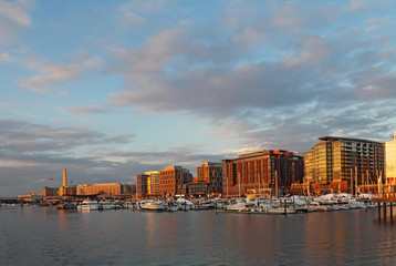 Boats and buildings at the DC Southwest Waterfront