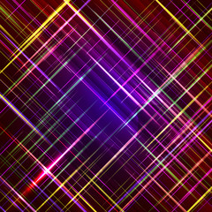 Abstract digital computer generated background with color lines and stripes. Illustration for design.