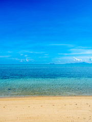 Seascape view of Samui island, Thailand