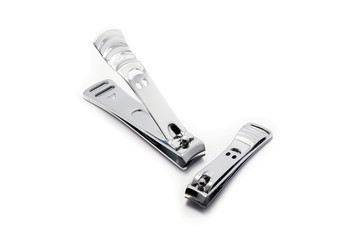 Nail scissors isolated on white background.