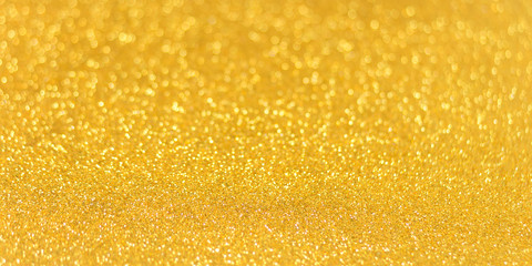 Golden glitter shiny texture background for christmas, Celebration concept.