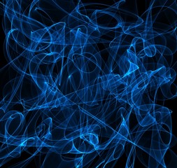 blue lines illustration