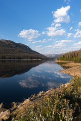 Long Draw Reservoir next to Rocky Mountain National Park in Northern Colorado.

