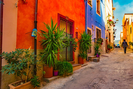 Alghero old town, Italy