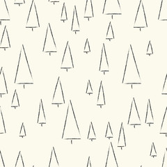 seamless christmas tree pattern