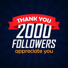 thank you followers congratulation background vector illustration - 20k followers instagram thank you